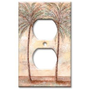 ArtPlates Palm Trees - Oversize Outlet Cover - OVO-379