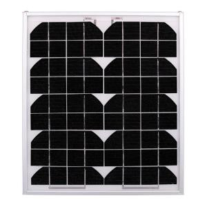 Ramsond 10-Watt 12-Volt Monocrystalline PV Solar Panel - SP-10
