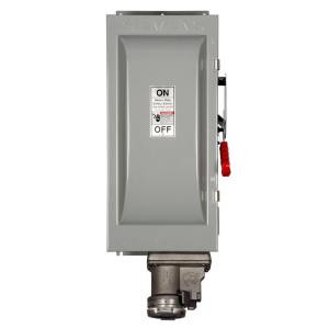 Siemens Heavy Duty 100 Amp 600-Volt 3-Pole Type 12 Fusible Safety Switch with Receptacle - HF363JCH
