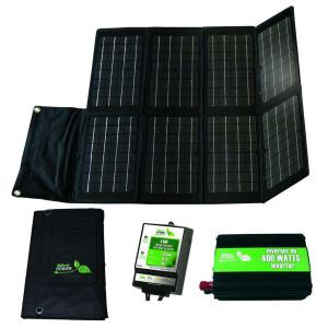 NaturePower 80-Watt Folding Solar Panel Charging Kit - 55704