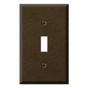 CreativeAccents Steel 1 Toggle Wall Plate - Bronze - 9TBZ101
