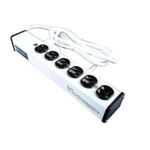 Wiremold 6 ft. 6-Outlet Special Use Hospital Grade Power Strip - ULBH6-6