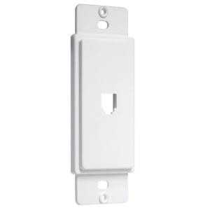HubBellTayMac Masque 5000 Telephone Adapter Plate - White - AD90W