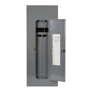 SquareD Homeline 200 Amp 42-Space 52-Circuit Indoor Main Breaker Load Center with Cover - HOM4252M200C