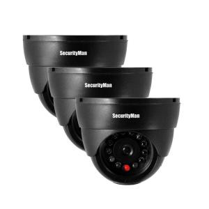 SecurityMan Indoor Dome Dummy Security Camera (3-Pack) - SM-320S-3PK