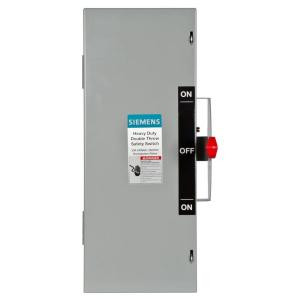 Siemens Double Throw 30 Amp 240-Volt 3-Pole Indoor Non-Fusible Safety Switch - DTNF321