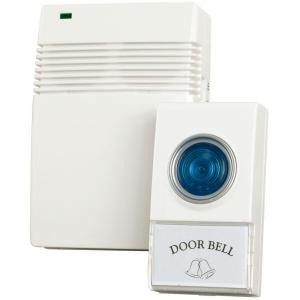 TrademarkHome Wireless Remote Control Doorbell with 10 Different Chimes - 72-20488