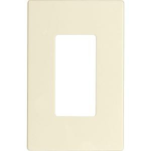 CooperWiringDevices 1 Gang Screwless Decorator Polycarbonate Wall Plate - Light Almond - PJS26LA