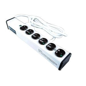 Wiremold 15 ft. 6-Outlet Special Use Hospital Grade Power Strip - ULBH6-15