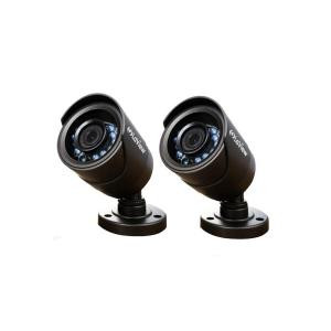 LaView Wired 600 TVL Indoor/Outdoor Bullet Security Camera with 65 ft. Night Vision (2-Pack) - LV-KAC2H