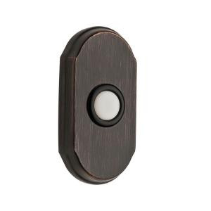Baldwin Wired Arch Bell Button - Venetian Bronze - 9BR7017-001