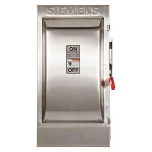 Siemens Heavy Duty 200 Amp 600-Volt 3-Pole Type 4X Fusible Safety Switch - HF364S