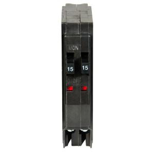 SquareD QO 2-15 Amp Single-Pole Tandem Circuit Breaker - QOT1515CP