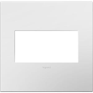  2-Gang 2 Module Wall Plate - Gloss White - AWP2GWH4