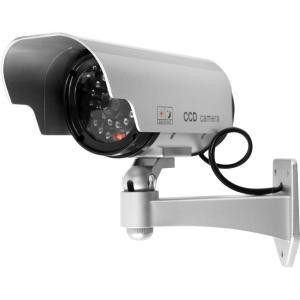 TrademarkGlobal Indoor/Outdoor Security Camera Decoy with Blinking LED and Adjustable Mount - 72-HH659
