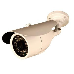 SecurityLabs Wired 800TVL/960H Indoor/Outdoor Weatherproof Bullet Camera with IR Cut Filter, 30 IR LED, 50 ft. Cable/Power Supply - SLC-180