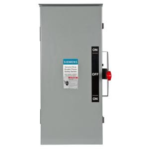 Siemens General Duty Double Throw 100 Amp 240-Volt 2-Pole Outdoor Non-Fusible Safety Switch - DTGNF223R