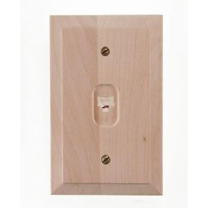 Amerelle Data Wall Plate - Un-Finished Wood - 180RJ45