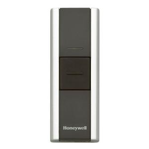 Honeywell Add-on or Replacement Push Button, Black/Chrome, Compatible w/Honeywell 300 Series and Decor Chimes - RPWL301A
