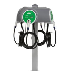 AeroVironment Quad Pedestal 30-Amp Level 2 EV Charging Stations with 25 ft. Cable - 19130