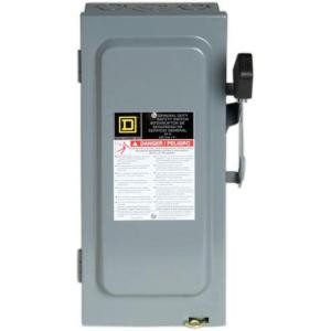 SquareD 30 Amp 240-Volt 3-Pole Not Fusible Indoor General Duty Safety Switch - DU321CP