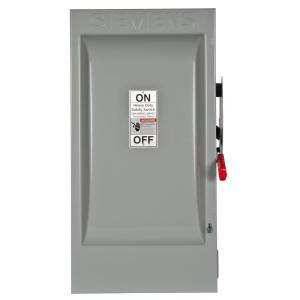 Siemens Heavy Duty 200 Amp 600-Volt 3-Pole Indoor Non-Fusible Safety Switch - HNF364