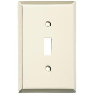 Stanley-NationalHardware 1 Gang Switch Wall Plate - Polished Brass - V8000 SGL SWITCHPLATEPB