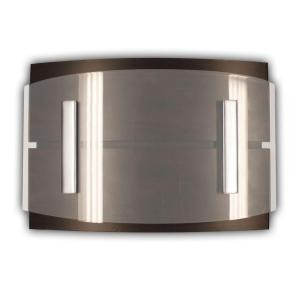 HeathZenith Wireless Door Chime with Wood Finish Cover and Curved Acrylic Panel - DL-6368
