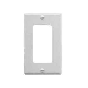 ICC 1 Gang Wall Switch Plate - White - ICC-IC107F3CWH