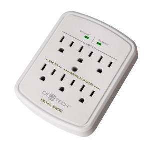 CETECH 6-Outlet Energy Saving Surge Protector - HDC600GWWH
