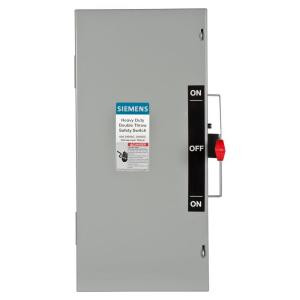Siemens Double Throw 60 Amp 240-Volt 2-Pole Indoor Non-Fusible Safety Switch - DTNF222