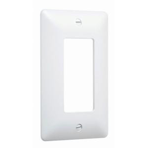 HubbellTayMac 1-Gang Decorator Wall Plate - White Smooth (10-Pack) - 5000W-10