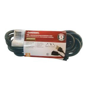 Husky 15 ft. 16/3 Extension Cord - AW62606