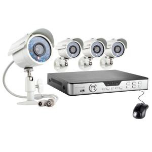 Zmodo 8-Channel 960H DVR Security System with (4) 700TVL IR Cameras - ZM-B8Y4-1T