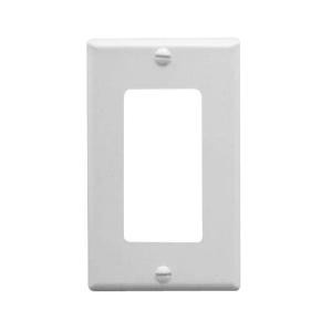 ICC 1 Gang Wall Switch Plate - White - ICC-IC107F4CWH