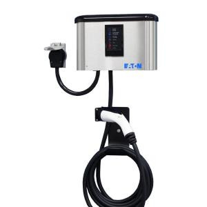 Eaton Level 2 30-Amp Wall Mounted Electric Vehicle Charger (Cord Connected) - EVL230CNAWRC