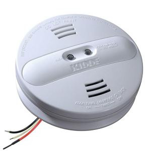 FireX Hardwired 120-Volt Inter-Connectable Dual Sensor Photoelectric and Ionization Smoke Alarm with Battery Backup - 21007915