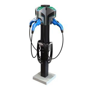 TurboDock 20 ft. 16-Amp 120/240-Volt Commercial/Workplace EV Charging Stations with Triple Pedestal - 20088-020, Triple Ped.