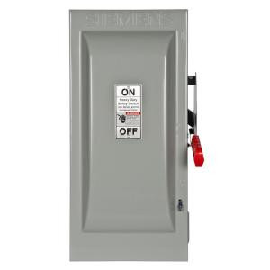 Siemens Heavy Duty 100 Amp 240-Volt 2-Pole Indoor Fusible Safety Switch with Neutral - HF223N