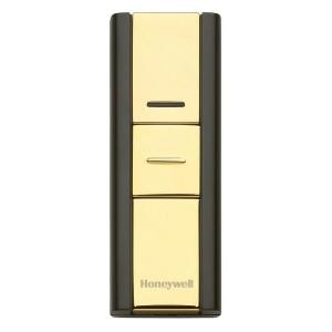 Honeywell Add-on or Replacement Push Button Brass or Black, Compatible with 300 Series and Decor Door Chimes - RPWL302A
