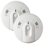 Kidde Intelligent Battery Operated Combination Smoke and Carbon Monoxide Alarm (2-Pack) - KN-COSM-XRT-BA