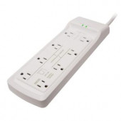 CETECH 4 ft. 8-Outlet Energy Saving Surge Protector - HDC804GWH