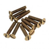 Amerelle 3/4 in. Wall Plate Screws - Aged Bronze (10-Pack) - PSDB