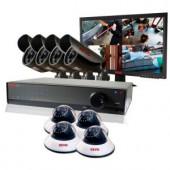 Revo Lite 16-Channel 2TB DVR Surveillance System with (8) 660TVL Cameras and Monitor - RL161B4ED4EM21-2T