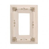 Amerelle Isabella 1 Decora Wall Plate - Antique White - 8350RAW
