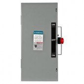 Siemens Double Throw 60 Amp 240-Volt 3-Pole Indoor Non-Fusible Safety Switch - DTNF322