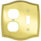 Liberty Colonial Rope 1 Toggle 1 Combination Wall Plate - 71028