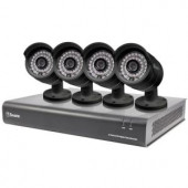 Swann 8-Channel 4400 AHD 720p 1TB Surveillance DVR with 4 x PRO-A850 Black Bullet Cameras - SWDVK-844004-US