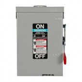  General Duty 30 Amp 240-Volt Double-Pole Outdoor Fusible Safety Switch with Neutral - GF221NRU