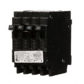 Murray Triplex Two Outer 20 Amp Single-Pole and One Inner 40 Amp Double-Pole-Circuit Breaker - MP24020